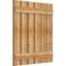 Ekena Millwork Spaced Board-n-Batten Shutters, Rough Sawn Western Red Cedar, 34 3/4W x 38H, PR RBS06S35X038RWR - alternate 5